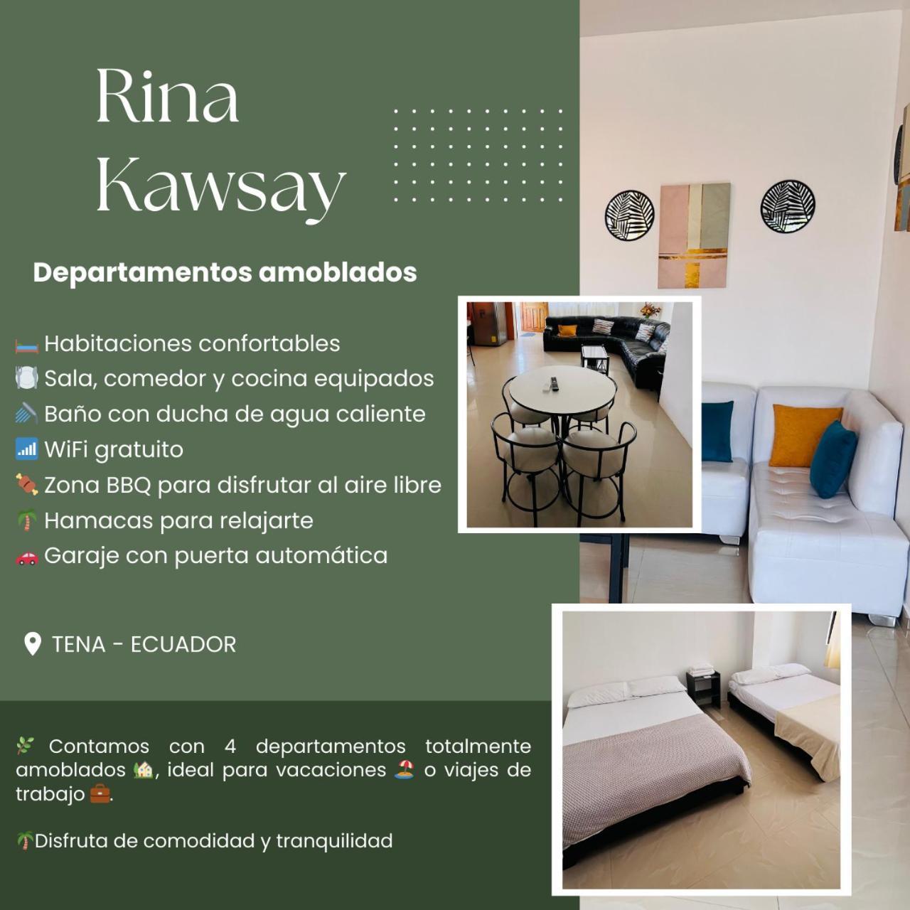 Rinakawsay - Viveviajando Hermoso Penthouse Completamente Amoblado En Tena Leilighet Eksteriør bilde